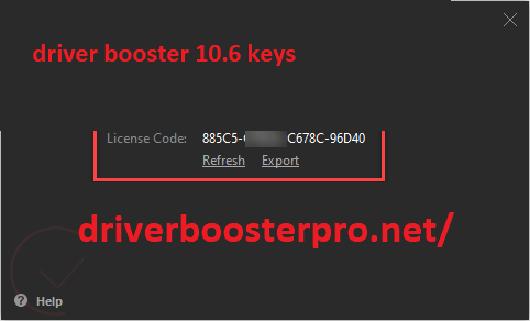 License Driver Booster 10.6 Pro Key 2023